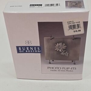 Burnes Of Boston Photo‎ Flip-Its Frame 4 X 6 Holds 50 Photos